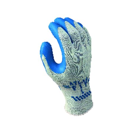 Showa Atlas Fit Unisex Indoor/Outdoor Coated Work Gloves Blue/Gray M 1 pair 300M-08.RT